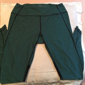 Zella Workout leggings with mesh paneling at knee