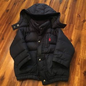Polo 12 months navy blue winter coat