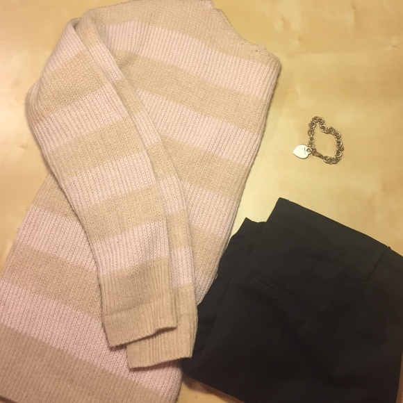 Theory Cashmere Striped Sweater
