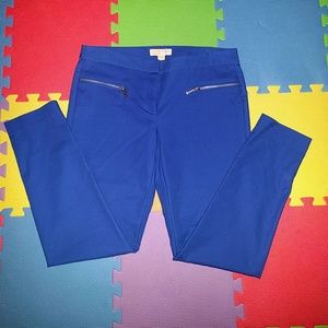 Michael Kors royal blue skinny dress pants