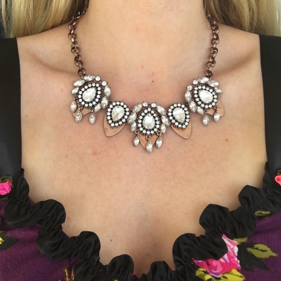 Copper statement necklace - Picture 3 of 3