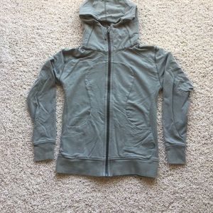 Light weight zip up sweatshirt