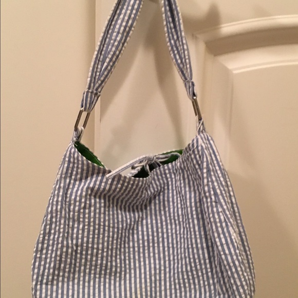 Reversible cotton purse