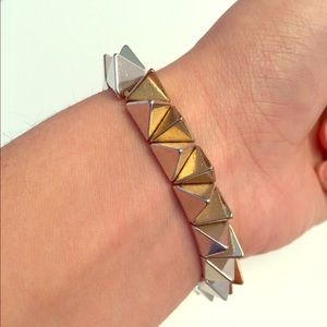 Metal stretchy bracelet
