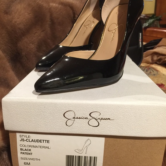 Beautiful black patent Jessica Simpson