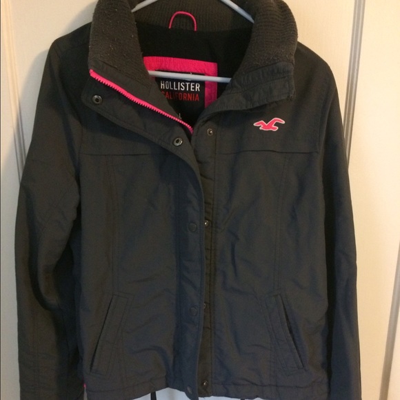 Grey Hollister Winter Coat