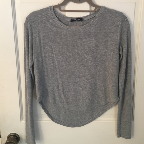 Brandy Melville Grey Long Sleeve