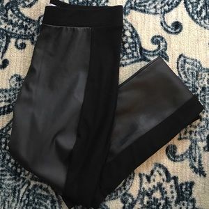 Leather Sided Leggings