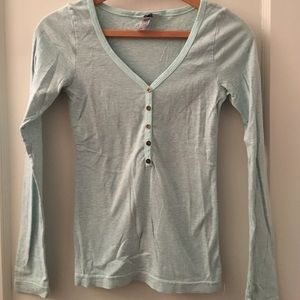 Vintage Early 2000s Hard Tail Cotton V-Neck Top