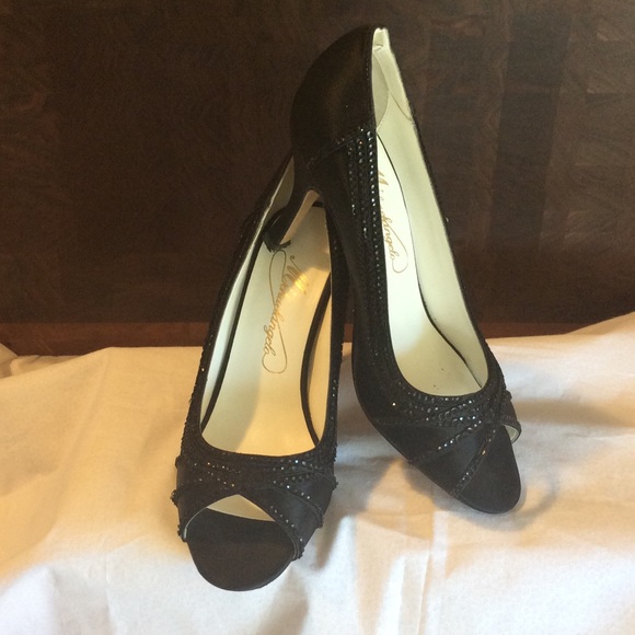 Black sequenced heels SEXY - Picture 1 of 4