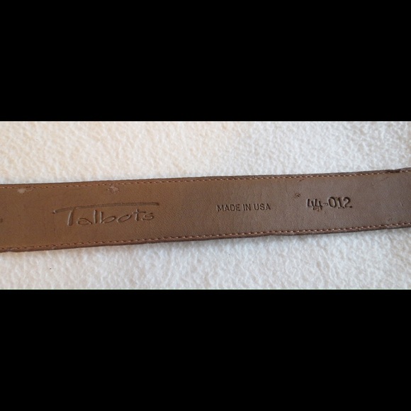 Talbots Italian Alligator Calfskin  Belt Small - Picture 3 of 3