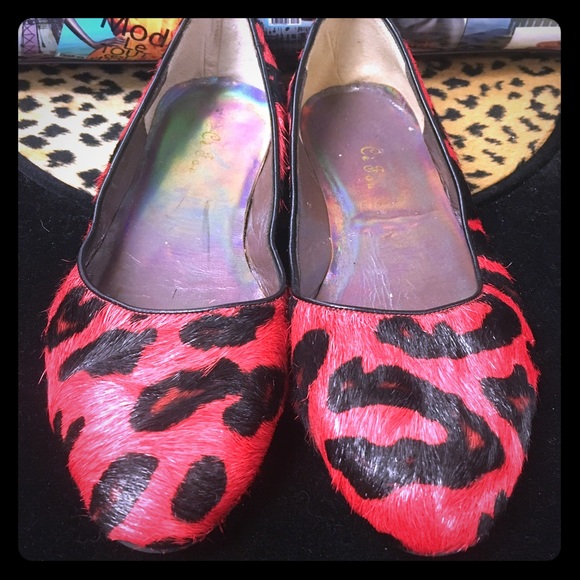Leopard Print Flats - Picture 1 of 2