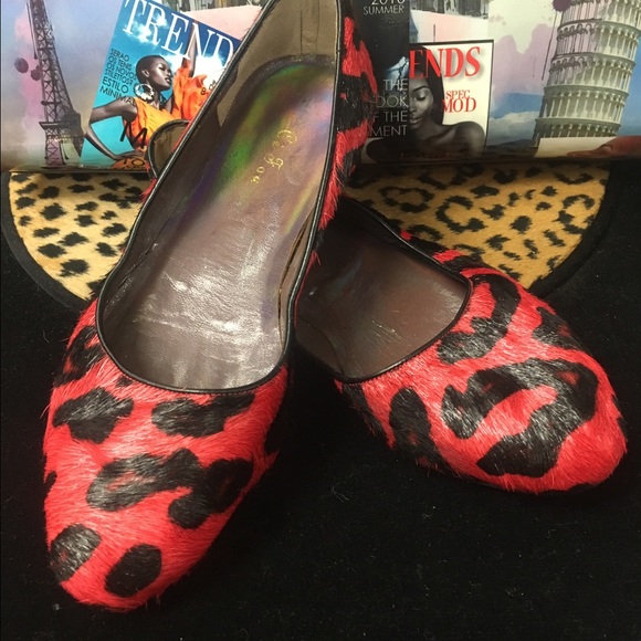 Leopard Print Flats - image 2