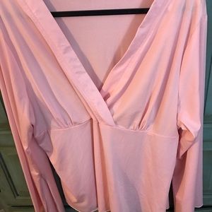Flowing v-neck blouse