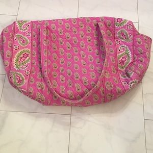 Vera Bradley large duffel travel bag