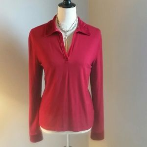 Beautiful crimson top