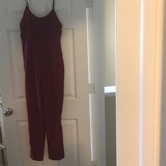 Red jumpsuit