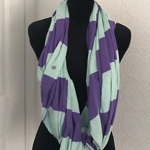 Turquoise & Purple Lululemon Infinity Scarf/wrap