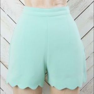 Altar' State scalloped shorts