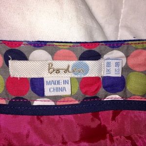 Boden A-line blue skirt. Size 4