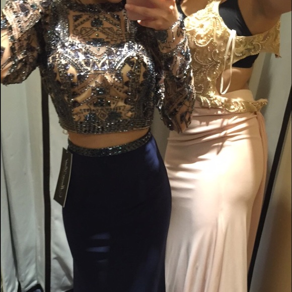 Two Piece Prom Dress - Picture 2 of 5