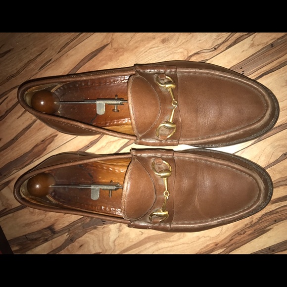 Gucci Loafers Size 12 Brown W/ Gold Buckle main image 4