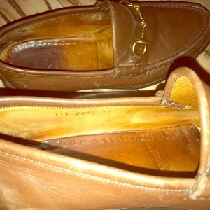 Gucci Loafers Size 12 Brown W/ Gold Buckle