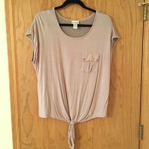 Cream Top with lace detail