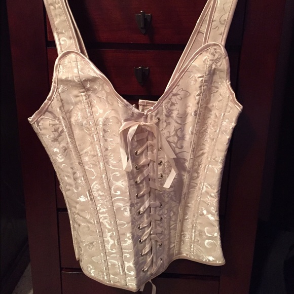 Small Cream Colored Satin Corset