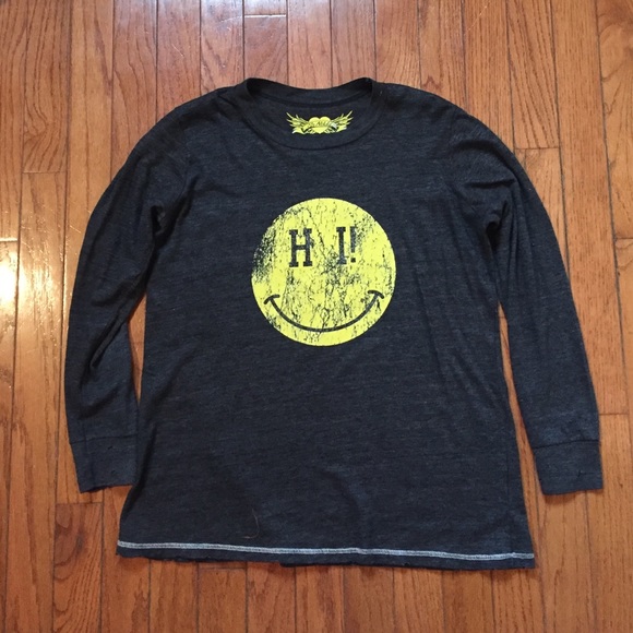 Charcoal Grey Long Sleeve Shirt