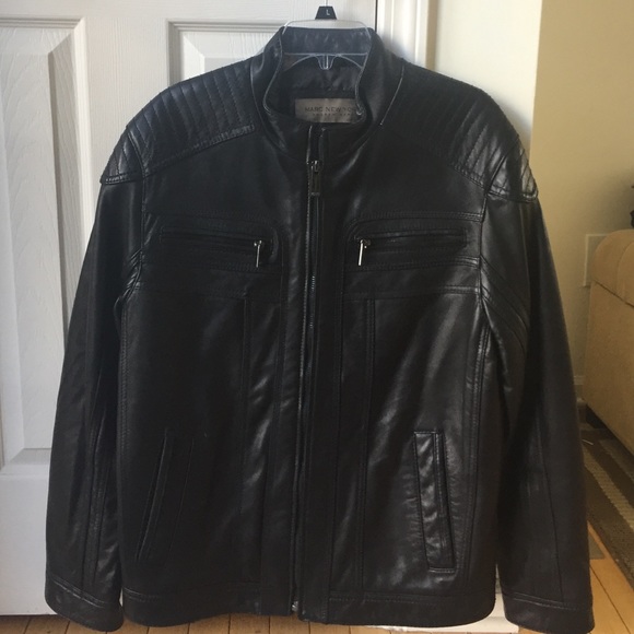 Marc New York Men's Leather Coat