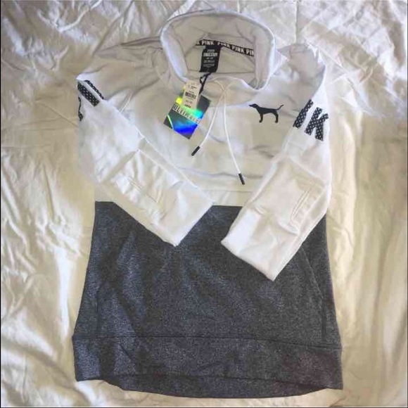 NWT VS PINK funnel neck sweatshirt