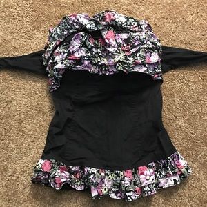 Low back bodice top