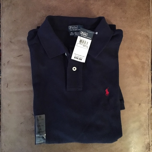 NWT Ralph Lauren Navy Polo - Picture 2 of 3