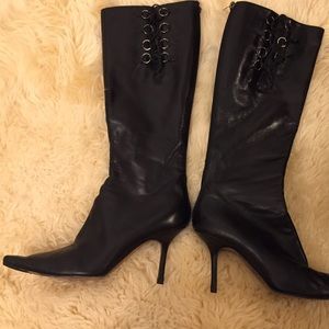 Jimmy Choo leather boots!