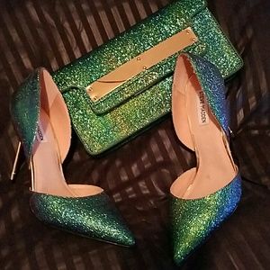 Steve Madden turquoise  D'orsay pump