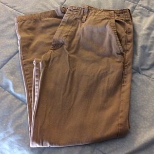 Old Navy Broken In Straight Khakis 30x30