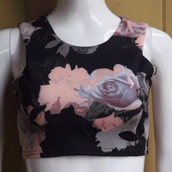 Boohoo Floral Crop Top
