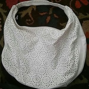 White handbag