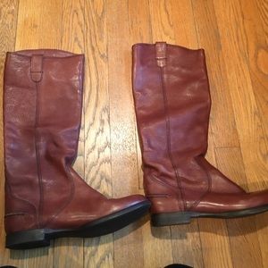 Madewell "archive" leather riding boots