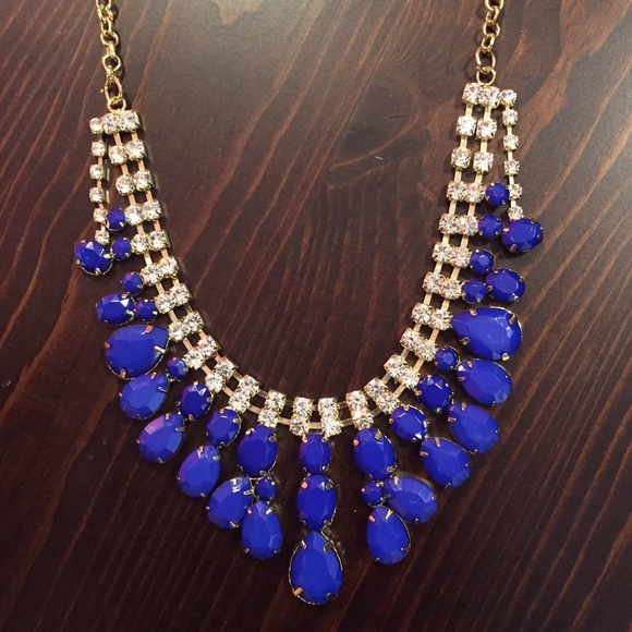 T&J Designs Jewelry - Luxe Blue Bib Necklace