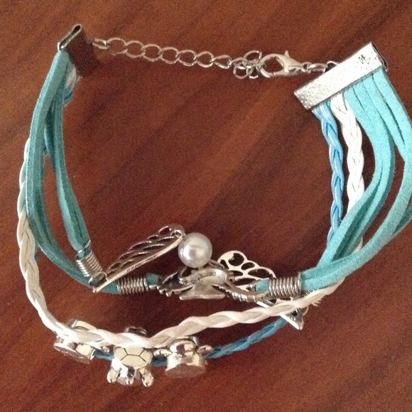🐢Ocean Breeze Bracelet, 6.75" + 2" Long - Picture 3 of 4