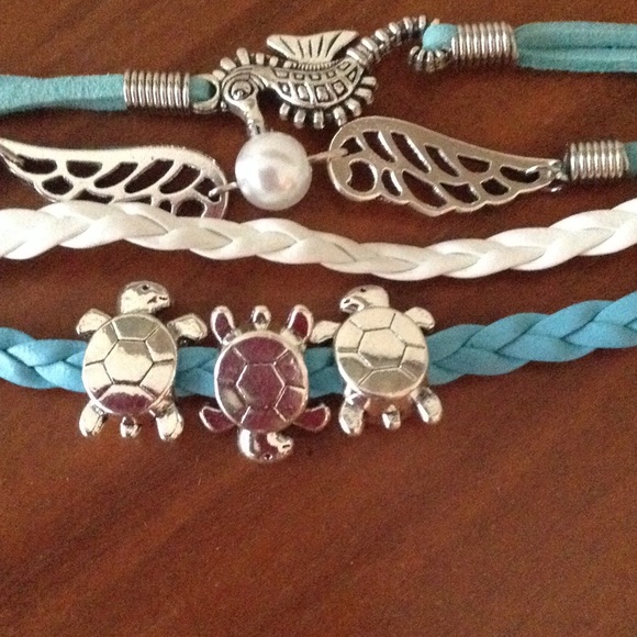 🐢Ocean Breeze Bracelet, 6.75" + 2" Long - Picture 4 of 4