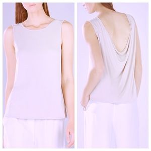 Grey BCBG Cowl Back Top