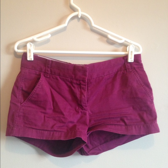 SALE!! Purple Jcrew chino shorts
