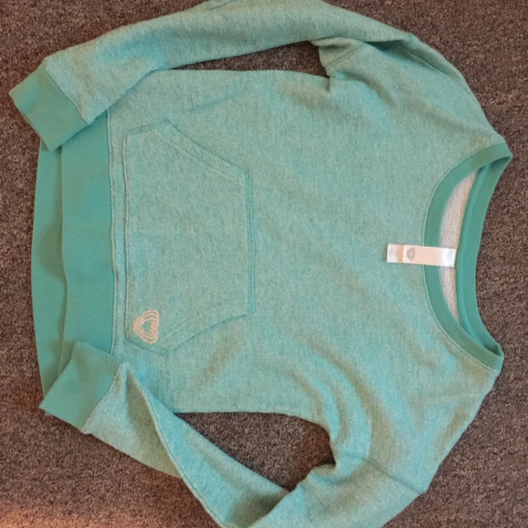 Aeropostale girls teal sweat shirt