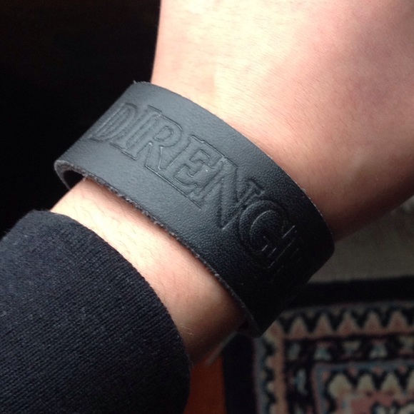 Dir en grey Jrock leather wristband