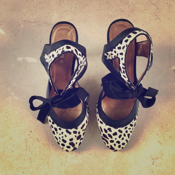 Animal print shoes