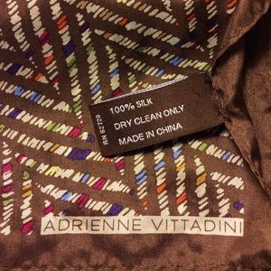 Reduced! Adrienne Vittadini silk scarf