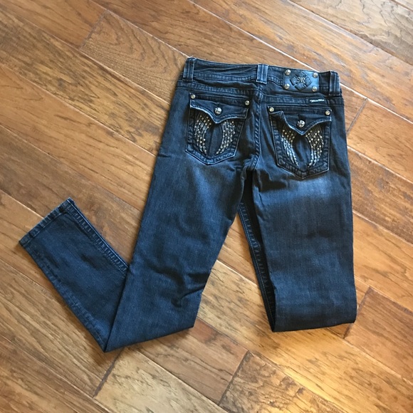 Miss me black skinny jeans
